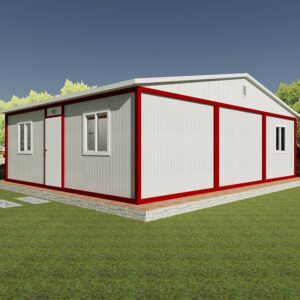 60 m2 Konteyner ev Model K2X6001