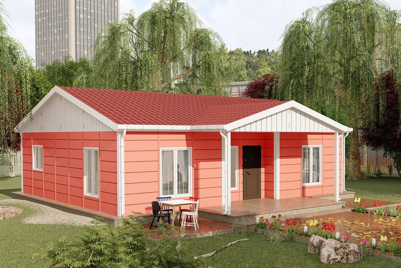 100m2 prefabrik ev Model PT10001